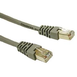 CABLES TO GO Cables To Go Cat. 6 Shielded Patch Cable - 1 x RJ-45 - 1 x RJ-45 - 14ft - Gray