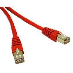 CABLES TO GO Cables To Go Cat. 6 Shielded Patch Cable - 1 x RJ-45 - 1 x RJ-45 - 35ft - Red