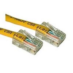 CABLES TO GO Cables To Go Cat5e Crossover Patch Cable - 1 x RJ-45 - 1 x RJ-45 - 25ft - Yellow