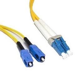 CABLES TO GO Cables To Go Duplex Fiber Patch Cable - 2 x LC - 2 x SC - 32.81ft - Yellow