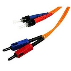 CABLES TO GO Cables To Go Fiber Optic Duplex Patch Cable - 2 x ST - 2 x SC - 49.21ft - Orange