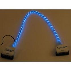 CABLES TO GO Cables To Go Floppy Cable with Blue Neon String - 1 x IDC - 1 x IDC - 2ft - Transparent