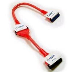 CABLES TO GO Cables To Go GO!MOD 2-Device Round Ultra ATA133 Cable - 1 x IDC - 2 x IDC - 2ft - Red