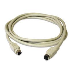 CABLES TO GO Cables To Go Keyboard Extension Cable - 1 x mini-DIN - 1 x mini-DIN - 10ft - Beige