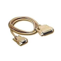 CABLES TO GO Cables To Go Modem Cable - 1 x DB-9 - 1 x DB-25 - 15ft - Beige