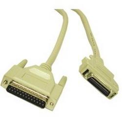 CABLES TO GO Cables To Go Parallel Printer Cable - 1 x DB-25 Parallel - 1 x mini-Centronics Parallel - 20ft - Beige