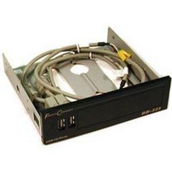 CABLES TO GO Cables To Go Port Authority 2 USB 2.0 HI-Seed Front-Bay Hub - 2 x 4-pin Type A USB 2.0 - USB - Internal