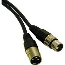 CABLES TO GO Cables To Go Pro-Audio Cable - 1 x XLR - 1 x XLR - 25ft - Black