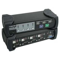 CABLES TO GO Cables To Go TRULINK 4-Port KVM Switch - 4 x 1 - 4 x HD-15 Monitor, 4 x Mini Type B Keyboard/Mouse