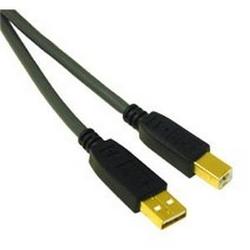 CABLES TO GO Cables To Go Ultima USB 2.0 Cable - 1 x Type A USB - 1 x Type B USB - 16.4ft - Charcoal