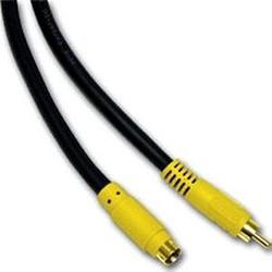 CABLES TO GO Cables To Go Value Series Bi-directional S-Video to RCA Video Cable - 1 x RCA - 1 x S-Video - 12ft - Black