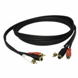CABLES TO GO Cables To Go Value Series S-Video/Audio Cable - 50ft - Black