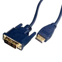 CABLES TO GO Cables To Go Velocity HDMI to DVI High-Definition Multimedia Interconnect - 1 x HDMI - 1 x DVI - 6.56ft - Blue