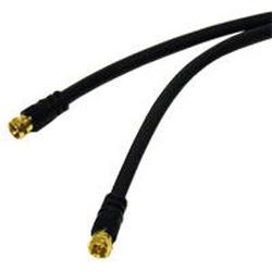 CABLES TO GO Cables To Go Video Cable - 1 x F-connector Video - 1 x F-connector Video - 25ft - Black