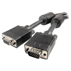 CABLES UNLIMITED Cables Unlimited 15ft SVGA Extension Cable Male to Female - 1 x HD-15 - 1 x HD-15 - 15ft - Black