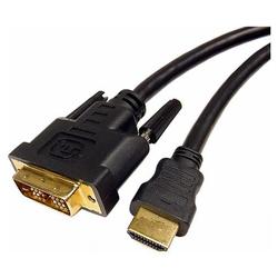 CABLES UNLIMITED Cables Unlimited 3ft HDMI to DVI D Single Link Male to Male Cable - 1 x HDMI - 1 x SL DVI-D - 3ft - Black