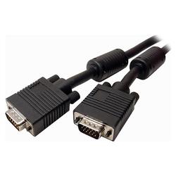 CABLES UNLIMITED Cables Unlimited 50ft SVGA Cable Male to Male - 1 x HD-15 - 1 x HD-15 - 50ft - Black