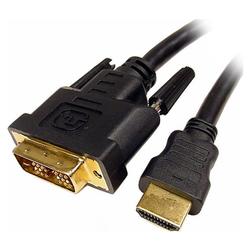 CABLES UNLIMITED Cables Unlimited 6ft HDMI to DVI D Single Link Male to Male Cable - 1 x Type A HDMI - 1 x SL DVI-D - 6ft - Black
