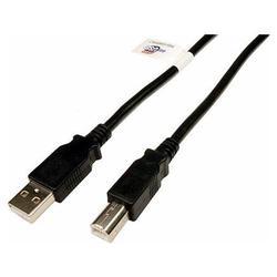 CABLES UNLIMITED Cables Unlimited 6ft USB 2.0 Black A to B Cable - 1 x Type A USB - 1 x Type B USB - 6ft - Black