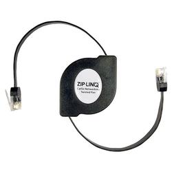 Zip-Linq Cables Unlimited Ziplinq Retractable CAT6 Gigabit Network Cable - 1 x RJ-45 - 1 x RJ-45 - 4.91ft