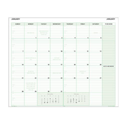 Daytimer/Acco Brands Inc. Calendar Refill, Jan.-Dec., 2 PPM, Folio, 8-1/2 x11 (DTM87329)