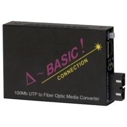 CANARY COMMUNICATIONS INC Canary BC-TFS2 Copper-to-Fiber Media Converter - 1 x RJ-45 , 1 x ST Duplex - 100Base-TX, 100Base-FX