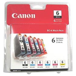 CANON - SUPPLIES Canon BCI-6 Color Ink Cartridges - Black, Cyan, Magenta, Yellow, Light Cyan, Light Magenta