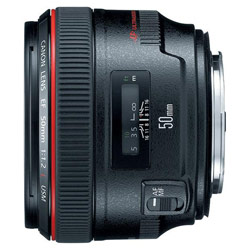 Canon EF 50mm f / 1.2L USM Telephoto Lens - f/1.2