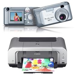 Canon Pixma iP4200 Photo Printer & PowerShot A410 3.2 Megapixel Digital Camera Bundle