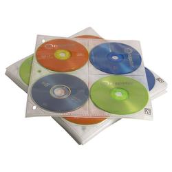 Case Logic 200 Capacity CD Album Refill Pages - Slide Insert - Plastic - Clear
