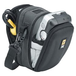 Case Logic Medium Digital Camera Case - Front Loading - Fabric - Black, Gray