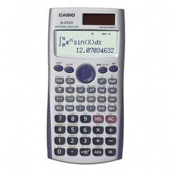 Casio Advanced Scientific Calculator - 2 Line(s) - 10 Character(s) - LCD - Solar Powered - Silver