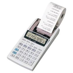 Casio Portable Desktop Printing Calculator - 12 Character(s) - LCD - AC Supply, Battery Powered - 1.62 x 4 x 7.62