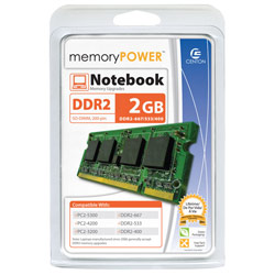Centon Electronics Centon 2GB PC2-5300 (667Mhz) DDR2 SODIMM Memory