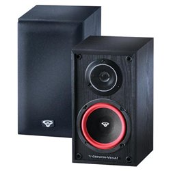 Cerwin-Vega Cerwin -Vega! VE-5M Bookshelf Speaker - 2-way Speaker125W (PMPO) - Magnetically Shielded - Black Ash