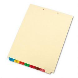 Smead Manufacturing Co. Chart Dividers, 8-1/2 x 11-3/8, 3/8 Tab, 8-Tab Collated Set (SMD35800)