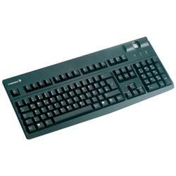 CHERRY Cherry G83-14501 Biometric Keyboard - USB - 105 Keys - Black