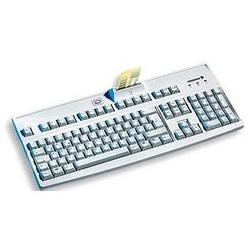 CHERRY Cherry Smart Card Reader Keyboard - USB - QWERTZ - 104 Keys - Light Gray