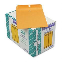 Quality Park Products Clasp Envelopes, Kraft, 28-lb., 9 x 12, 250/Dispenser Carton (QUA37590)