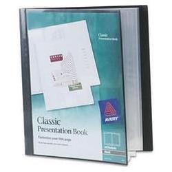 Avery-Dennison Classic Presentation Books, 24 Pages, Black (AVE47675)