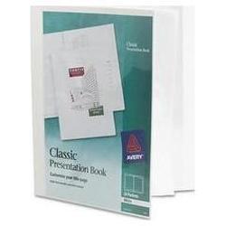 Avery-Dennison Classic Presentation Books, 24 Pages, White (AVE47672)