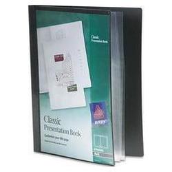 Avery-Dennison Classic Presentation Books, 6 Pages, Black (AVE47673)