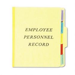 Esselte Pendaflex Corp. Classification Style Vertical Personnel Folders, Recycled, Yellow (ESSSER1YEL)