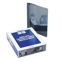 Esselte Pendaflex Corp. Clear Front Report Cover with Dark Blue Leatherette Back Cover, 25 per Box (ESS55838)