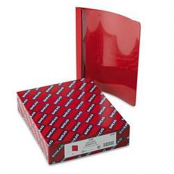 Smead Manufacturing Co. Clear Front Report Cover with Red Back Cover, 25 per Box (SMD87461)