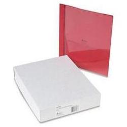 Avery-Dennison Clear Front Report Covers, 1/2 Capacity, Red (AVE47798)