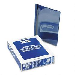 Esselte Pendaflex Corp. Clear Front Report Covers, 2-Prong, Royal Blue, Coated Back Cover, 25/Box (ESS58802)