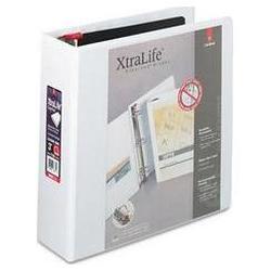 Cardinal Brands Inc. ClearVue™ XtraLife® Slant-D® Presentation Binder, White, 3 Capacity (CRD26330)