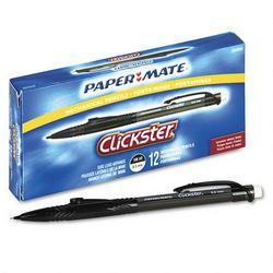 Papermate/Sanford Ink Company Clickster® Mechanical Pencil, .5mm Lead, Refillable, Smoke (PAP65000)