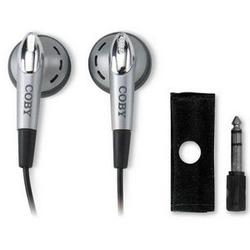 Coby Electronics CV-E10 Dynamic Stereo Earphone - - Black